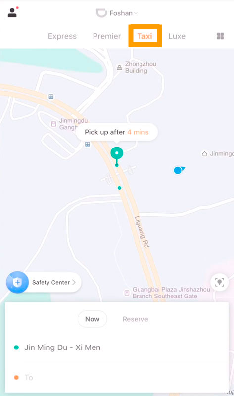 такси didi taxi